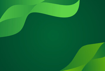 abstract green background with waves