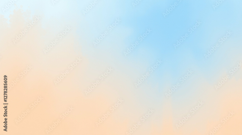 Poster dreamy gradient backdrop featuring textured noise, soft light and diffused shadows