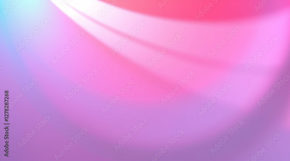 Poster dreamy iridescent gradient, a soft abstract with semicircular patterns