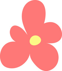 Flat Flower vector, Flower icon