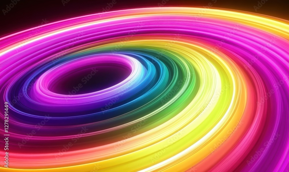 Poster vibrant swirling colors create a dynamic abstract pattern, evoking energy and motion