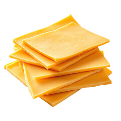 Stacked Cheese Slices - A Golden Dairy Delight