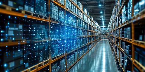 AI-Driven Inventory Management System Enhancing Warehouse Efficiency with Advanced Stock Level Optimization Technology