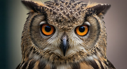 Obraz premium eagle owl portrait
