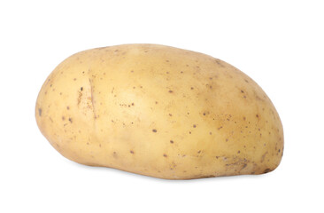 Fresh raw potato isolated on white. Vegetable root