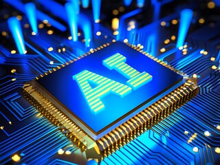 Artificial Intelligence Chip on Circuit Board