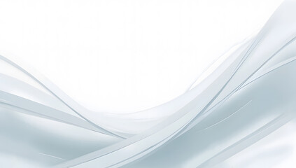 Elegant Gray and White Abstract Background with Flowing waves