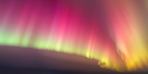 Dazzling Aurora Borealis Display Illuminating the Night Sky with Vibrant Colors and Magical Beauty