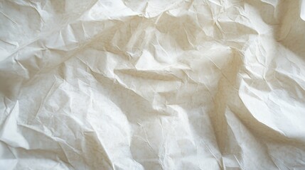 Obraz premium A glossy paper texture, with slight creases and subtle ripples, showing the delicate and smooth quality of the material.