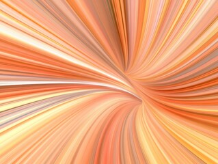 Abstract swirl art with warm orange beige tones