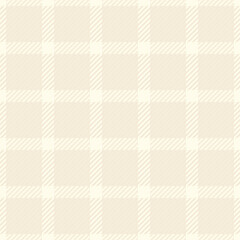 Fototapeta premium Subtle beige and cream plaid pattern. Elegant, minimalist design perfect for backgrounds, textiles, or website design. Evokes feelings of calmness and sophistication.