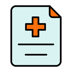 Obraz premium Medical History Icon