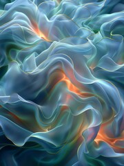 Obraz premium Минималистичные абстрактные волны в гладком дизайне, фоновая текстура для поздравительных открыток, приглашений на вечеринки, упаковки, дизайна поверхности.