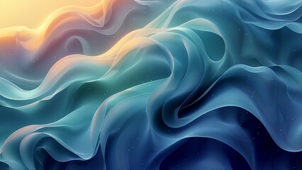 Fototapeta premium Минималистичные абстрактные волны в гладком дизайне, фоновая текстура для поздравительных открыток, приглашений на вечеринки, упаковки, дизайна поверхности.