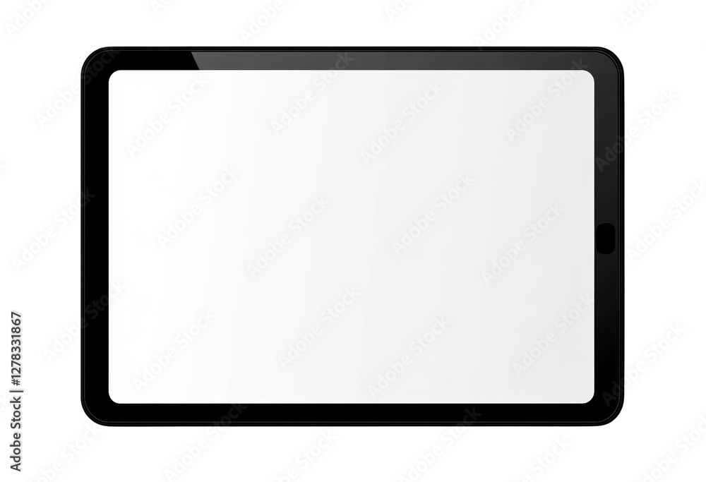Wall mural tablet computer on transparent background. pnf format.