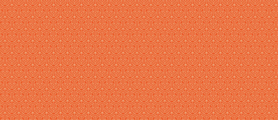 Intricate geometric pattern in vibrant orange hues.  A seamless textile design perfect for backgrounds, website textures, or print projects.