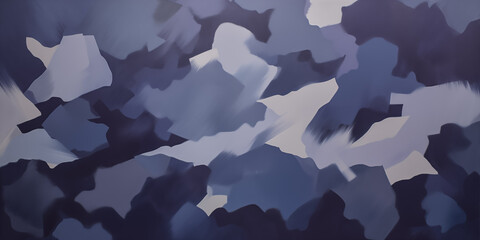 Abstract blue cloud texture with soft, irregular shapes creating a calming background effect.