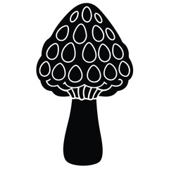 vector illustration of mushroom