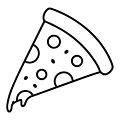 vector illustration of pizza