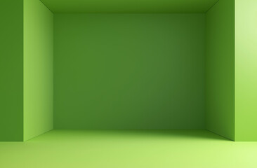  Flat Green Screen Background with Soft Gradient – Perfect Solid Color Canvas for Text, Graphics, and Visual Content Enhancement