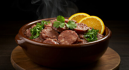 Brazil – Feijoada A rich stew made with black beans, pork, and beef, served with rice More Detail 8K