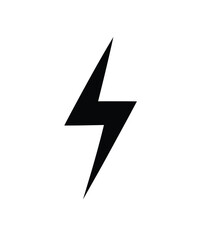 Lightning Icon vector stock illustration