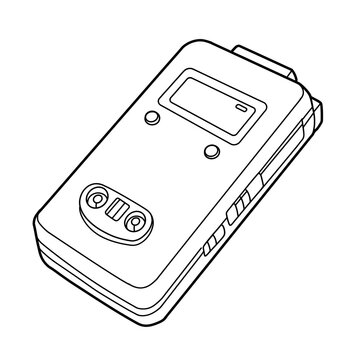 Breathalyzer clip art preview