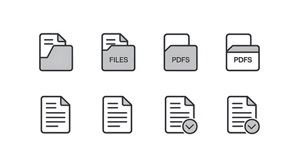 document and writing icon toolkit illustration

