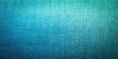 Fototapeta premium Vintage Teal Turquoise Abstract Background: Ombre Gradient Fabric Texture for Design