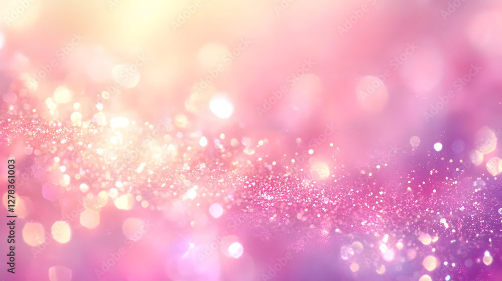 Poster abstract pink pastel holographic gradient background with a soft noise effect