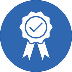 Creator Badge glyph circle icon
