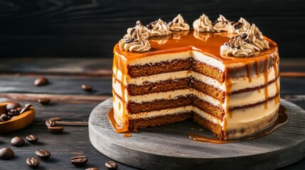 Decadent Caramel Coffee Cake: Layers of Flavor and Delight