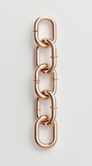 Elegant gold chain design minimalist home decor modern aesthetic close-up view luxury concept