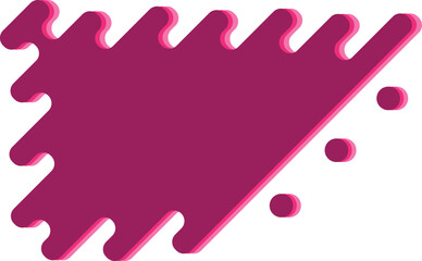 red paint and drops of blood, dripping paint on the wall, thick paint