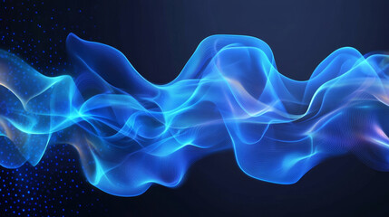 Obraz premium Abstract vector monochrome background with transparent smoke