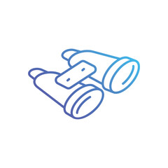 Binoculars Vector icon