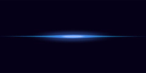 Abstract blue light ray on dark background. Technology data design.