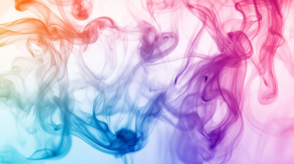 Fototapeta premium Abstract vector colorful background with transparent smoke