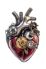 Isolated Metal heart