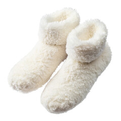 Furry Soft Skid-resistant Sock Slippers on a transparent background