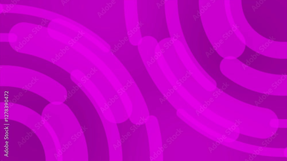 Poster pink color rotating circular shapes modern design loop able geometrical background for business purp