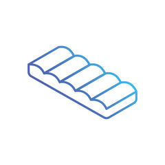 Sleeping Pad Vector icon