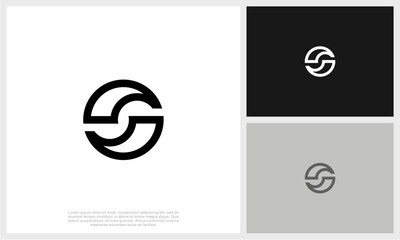 Letter S Logo Template Design Vector Illustration. Initial S Logo.