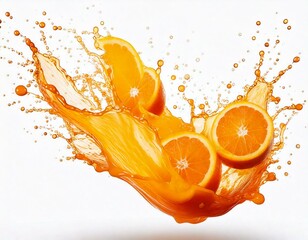 Citrus Burst � Fresh Orange with Water Droplets Representing Freshness
