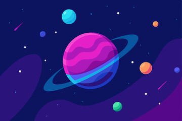 planet earth in space