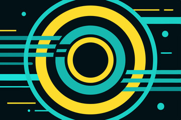 abstract background with circles