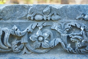 Ruins of the ancient Greek city of Perga. Antalya, Turkey