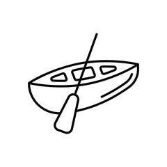 Canoe Vector icon