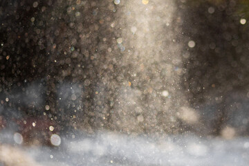 beautiful winter landscape with snow covered trees