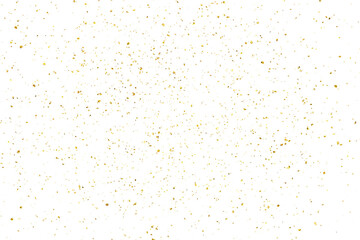 Golden Glitter Particles